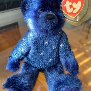 New Ty Attic Treasures "Orion" Blue Bear